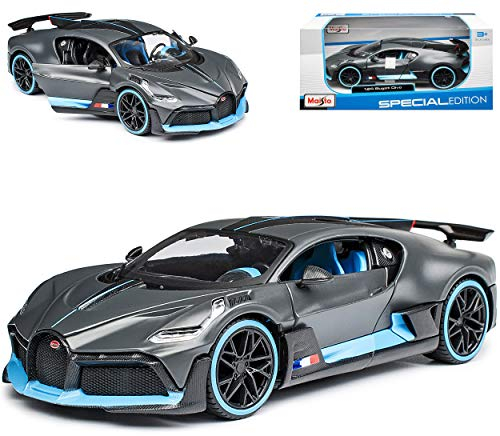 Bugatti Chiron Divo Coupe Grau Version Ab 2018 1/24 Modell Auto