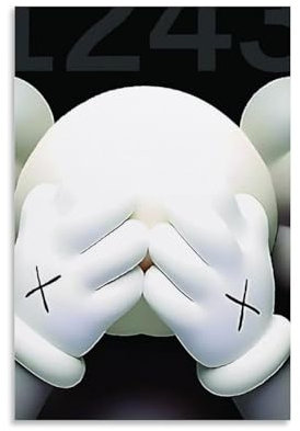 SYLUOQP Kaw Poster, Kunstdekoration, Wandposter, Dekoration, Innenposter, Druckdekoration, Bar, Restaurant, Dekoration, Ästhetik, Poster, Wohnzimmer, Poster, 60 x 90 cm, ungerahmter Stil