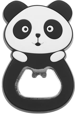 Cabilock Panda Décapsuleur manuel Ouvre-bouteille magnétique Ouvre-bouteille Outil pour ouvrir les bouteilles Aimant Ouvre-bouteille Outil d'ouverture de bouteille