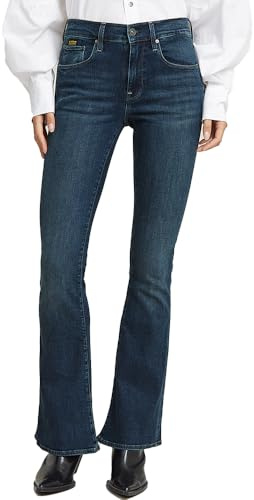 G-STAR 3301 Flare Jeans Vaqueros, Azul (Worn In Icy Blue D21290-d987-h281), 31W / 30L Mujer