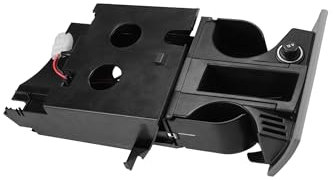 Partuto Cup Holder for VW T5 Transporter 2003-2013 Right Hand Drive Front Ashtray Cup & Coin Holder 7H285860130T Replacement