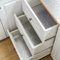 Película adhesiva de aluminio para cajones bajo muebles cocina armarios limpieza y precisión impermiable resistente Autoadhesivos de aluminio de la cocina, papel de aluminio, autoadhesivo 40 x 200