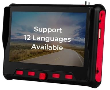CCTV-Monitor, 4K CCTV Tester 4,3 Zoll Ahd Monitor for Videoüberwachung AHD/CVI/TVI/CVBS Analog Kamera Tester mit RS485 PTZ Controller UTP
