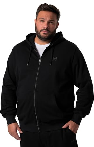 Men Plus Herren Große Größen Übergrößen Menswear L-8XL Kapuzensweatjacke, Basic