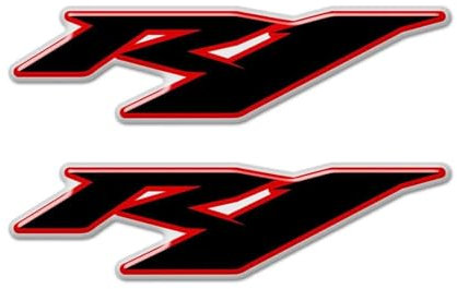 XNASU Personalisiert Für Yamaha R1 YZF-R1 YZF 1000 Logo Abzeichen Emblem Verkleidung Tank Pad Schutz Dekoration 2016 2017 2018 2019 Aufkleber(Natural 2A)
