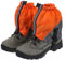 AhhiAboo 1 Paar Gamaschen Wandern, Wasserdicht, Gaiters, Schwarz, Regengamaschen für Outdoor Schneegamaschen, Bergsteigerschuhe (Orange)