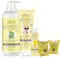 Baby Care de Elifexir | Pack Especial Verano | Protector Solar SPF 50+ (100 ml) + Crema Hidratante (400 ml) + Minitalla Gel-Champú (50 ml) + Manguitos | Protección Completa del Bebé