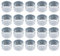 Yuanpgky 20 tazas de medicina, tazas medidoras, ollas de medicina, vasos graduados de plástico transparentes para cocina, herramienta de medición de medicina (10 ml)