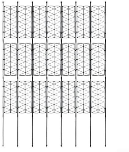 La struttura a traliccio per piante supporta la crescita verticale di pomodori, uva e cetrioli nel tuo giardino o casa (G)