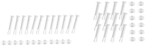 HYTROVE 24piezas Conectores De Plástico para Piscina Pasadores para Juntas Accesorios Desmontables para Hinchables y Desmontables Instalación y Alta Durabilidad