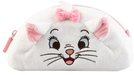 Grupo Erik Disney Aristocats Marie Plüsch Federmäppchen | Plüsch Federmappe Stift Etui Schule 1 Fach - Federtasche Mädchen und Jungen Schlampermäppchen Geschenke zur Einschulung