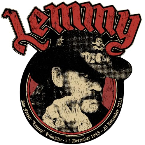 Retro Aufkleber Lemmy 1945-2015 Sticker Motörhead ca. 11x10 cm