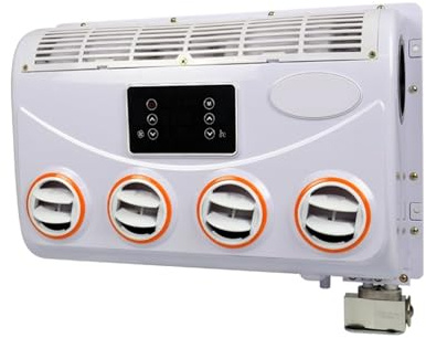 Parkklimaanlage, Wandmontage, Interne Wechselrichterkühlung, 12 V, Auto-Klimaanlage, Verdampferbaugruppe, 24 Schnelle Kühlung Leiser Betrieb(DC-12V)