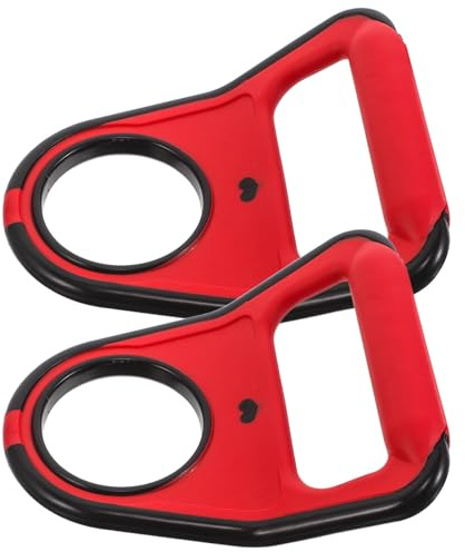SOESFOUFU Lève-Bouteille d'Eau en PP avec Poignée Large et Épaisse, Anneau de Sécurité, Poignées Antidérapantes, Rouge, Adapté Transport de Bouteilles de 18,9 L pour Usage Domestique