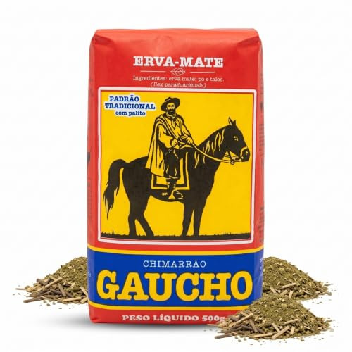 Yerba Mate Tee Erva Gaucho Chimarrao 500g | Brasilizan Tradicional mate-tee loose leaf 0,5kg | traditioneller klassischer Mate Tee ohne jegliche Zusatzstoffe
