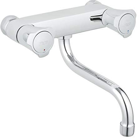 Grohe Costa L, SPT, Wand, Ausl. unten, Silber