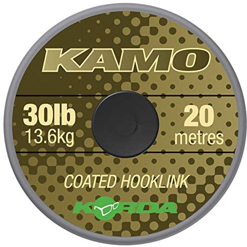 Korda Kamo Coated Hooklink 20m - Vorfachmaterial, Tragkraft:30lbs/13.6kg