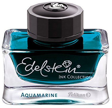 Pelikan Edelstein 300025 - Botella de Tinta 50 ml, aquamarine