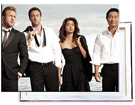 Unified Distribution Hawaii Five-0-80x60 cm Kunstdruck auf Leinwand • erstklassige Druckqualität • Dekoration • Wandbild