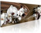 looui Voll Bohren Diamant Malerei 5D DIY Set Braune Weiße Orchidee Crystal Strass Stickerei Kreuzstich Stickerei Große Diamond Painting Zuhause Wand Deko Vierkantbohrer 80x220cm H3527