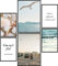 Papierschmiede® Mood Poster Set Strand und Meer, Bilder Wohnzimmer Deko Schlafzimmer, 2x DIN A4 und 4x DIN A5, Wasser Möwen Muscheln - ohne Rahmen