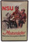 LUCKYLINDE geprägtes Blechschild passend für NSU Motorrad und Moped Fans, Deko Werkstatt, Garagen Oldtimer Schild 20 x 30 cm (Motorräder)