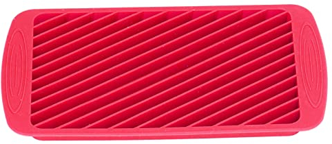 Eiswürfelschale Silikon Kleine Eiswürfelform DIY Eisbox Küchenzubehör zum Chillen von Whiskey-Cocktails zu Hause(rot)