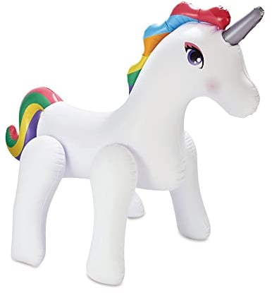 Wasserspinkler für Kinder von Summer Waves – Wasserspaß Zuhause – Wasserspielzeug – Einhorn Sprinkler 315 × 226 cm