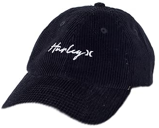 Hurley Damen W Ashbury Mütze aus Cord Hut, Schwarz, Einheitsgröße