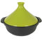 Marokkanischer Tajine-Topf, Mini Tajine Kochtopf, Keramik Kasserolle, Tagine-Herd Langsamkocher Zum Kochen Und Schmoren,Green-Small