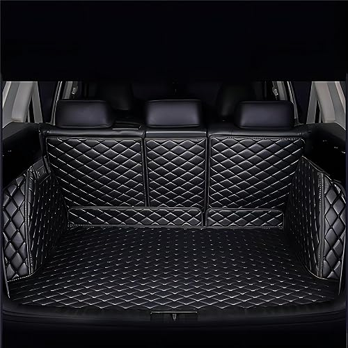 LVTFCO Kofferraum Schutzmatte für Jeep Compass 2017-2023(Without Audio), Kofferraummatte Antirutschmatte Auto Kofferraumschutz Kofferraumwanne Auto Zubehör,All-Black