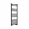 Go Bathrooms Nola Bathroom Towel Rail Heated Bathroom Radiator Wall Mounted Ladder Rail Grey - 1200mm x 500mm
