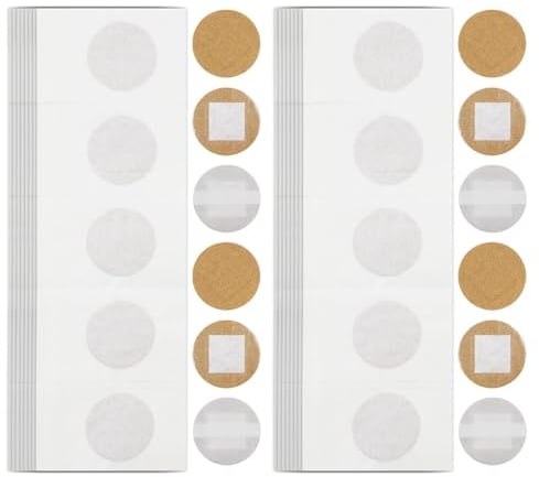 200pcs Small Round Plasters 1 Inch Skin Color Stretch Fabric Spot Plasters for Small Wound,Care First Aids
