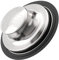 cozydiscount - Tapón para Fregadero de Cocina, diseño Stopper, Acero Inoxidable y Goma, 100% Puro, tamaño estándar 85/89 mm. Cromo Pulido