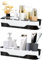 NAROSEBE 2 Stück Duschablage ohne Bohren Badezimmerregale Duschregal Plastik Duschkörbe Badezimmer Regal Organizer Hängend Shampoo Halterung Selbstklebend Duschablage mit Haken für Badezimmer