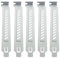 Winwill 10PCS White PCI Slot Covers,Dust Filter Bracket Expansion Blanking Plate for Computer Cases