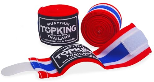 TopKing Muay Thai Handbandagen - Thai-Flagge