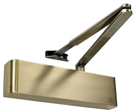Rutland Fire Rated TS.9205 Door Closer Size EN 2-5 Easily Adjustable and Comes with Backcheck & Delayed Action & Nice Finish (Antique Brass)