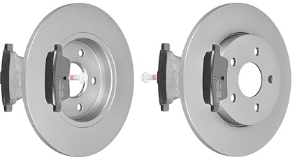 F.BECKER_LINE BREMSSCHEIBEN Ø280MM + BREMSBELÄGE HINTEN FÜR FORD MONDEO III
