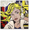 DDSEW GREWT Roy Lichtenstein Poster M.Maybe Pop Art Leinwand Malerei Moderne Wandkunst Roy Lichtenstein Drucke Ästhetische Bilder Für Wohnkultur 50x50cm Kein Rahmen