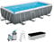 Bestway 56466-7 Set piscina fuori terra Steel Pro MAX - 5,49 m x 2,74 m x 1,22 m, grigio