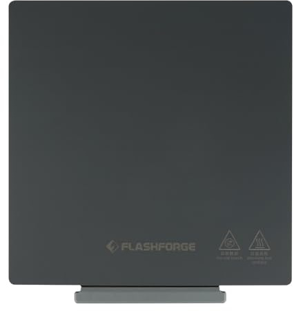 FLASHFORGE AD5M (Pro)/ AD5X 3D Printer Smooth PEI Plate, Upgrade Magnetic Flexible PEI Sticker Sheet, Glue-Free Print with PLA, TPU, Carbon Fiber Filaments