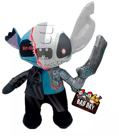 MOMMM Bad Day Stitch x Terminator Peluche d'Halloween 34 cm