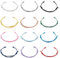 Sparkeads Lot de 24 cordons tressés réglables en fil ciré avec maillons pour la fabrication de bijoux pour femme, accessoire tendance