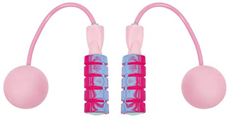 KITANDOVE 1par Cuerda De Salto Sin Cable para Ejercicio Silencioso Salto Interior Mangos Ergonómicos Accesorios De Fitness Portátiles Sakura