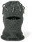 CLAPE Distressed Balaclava Sturmmaske mit Dreadlocks Gestrickte Sturmhaube Winddicht Skimaske Herren Elastisch Gesichtshaube für Skifahren Outdoor Sport Funny Balaclava
