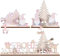 Jetec 3 Stück Deko Aufsteller aus Holz Rosa Weihnachtsdeko Innen Frohe Weihnachten Schriftzug Schild Weihnachten Tisch Dekoration Aufsteller zum Hinstellen für Weihnachten(Weihnachtswichtel)