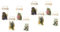 Vaguelly 8 Sets DIY Handbook Sticker Set Retro Laptop Stickers Printing Easy to Stick