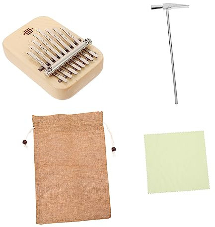 NULYLU Kalimba Daumenklavier Aus Holz Tragbares Fingerpiano Für Anfänger Leicht Und Handlich Für Musikliebhaber Für Freunde Und Familie