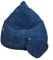 Slevobox Sitzsack mit Hocker Marineblau 95x95x120 cm - XXL Sitzsack Erwachsene mit Füllung - Schlafzimmer und Wohnzimmer Möbel - Samt Indoor Sitzsäcke - Bean Bag - Lounge Sessel